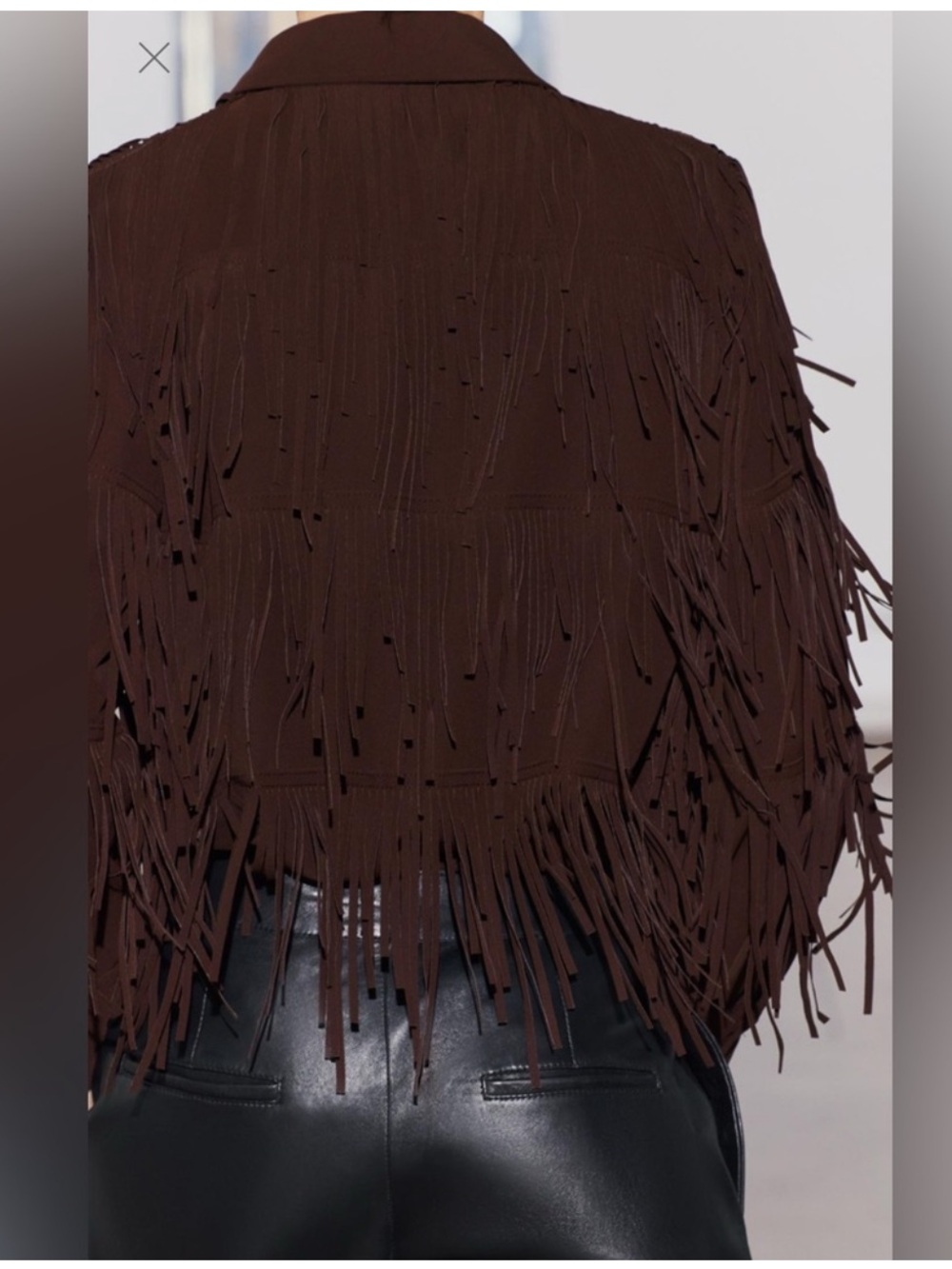 NWT ZARA BOHO FRINGE JACKET - Picture 2 of 9